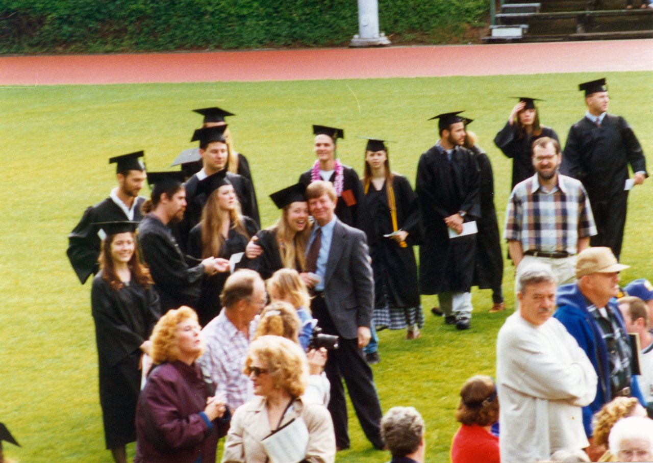 Jens graduation from College